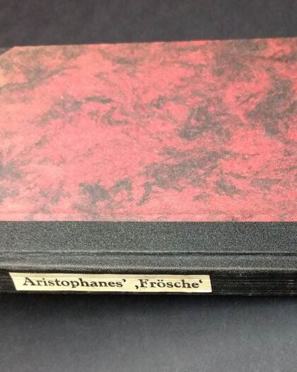 Frösche. Einleitung, Text und Kommentar von L. RADERMACHER. 2. Auflage.