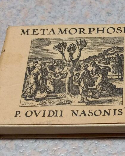 Metamorphoses, argumentis brevioribus ex Luctatio grammatico collectis expositae, una cum vivis singularum transformationum iconibus in aes incisis.