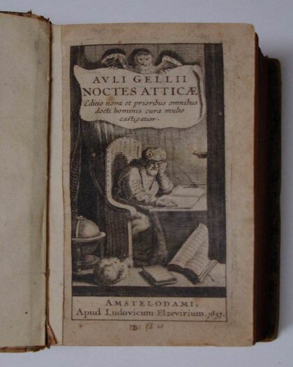 Auli Gellii Noctes Atticae. Editio nova et prioribus omnibus docti hominis cura multo castigatior.