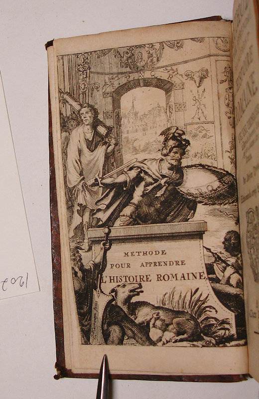 Méthode pour apprendre facilement l'histoire romaine. Avec une chronologie du regne des Empereurs, & un abregé des coutumes des romains par Monsieur D***. Édition nouvelle corrigée & augmentée. - Afbeelding 3