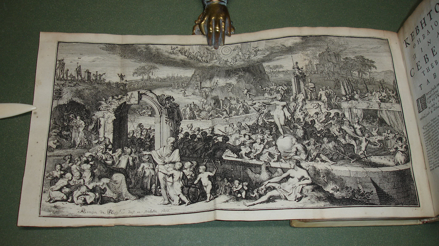 Epicteti Enchiridium una cum Cebetis Thebani tabula, Graec. & Lat. Cum notis Wolfii, Casauboni, Caselii & aliorum; quibus accedit Graeca Enchiridii paraphrasis, lacunis omnibus, codicis Medicei ope a Jacobo Gronovio repletis. Recensuit & a plurimis mendis, quae in priores editiones irrepserant, repurgavit, ac notis quibusdam & animadversionibus illustravit Joannes Casparus Schröderus. - Afbeelding 5